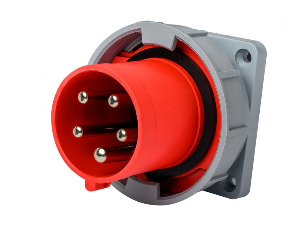 Вилка для скрытой проводки 3Р+РЕ+N 32А 380В IP67 ВЩ-103