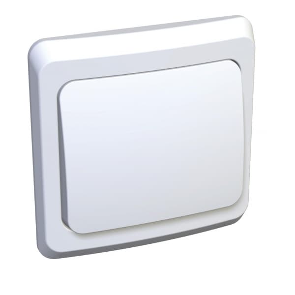 Выключатель Schneider Electric ЭТЮД кнопочный с самовозвратом С/У 10АX БЕЛЫЙ