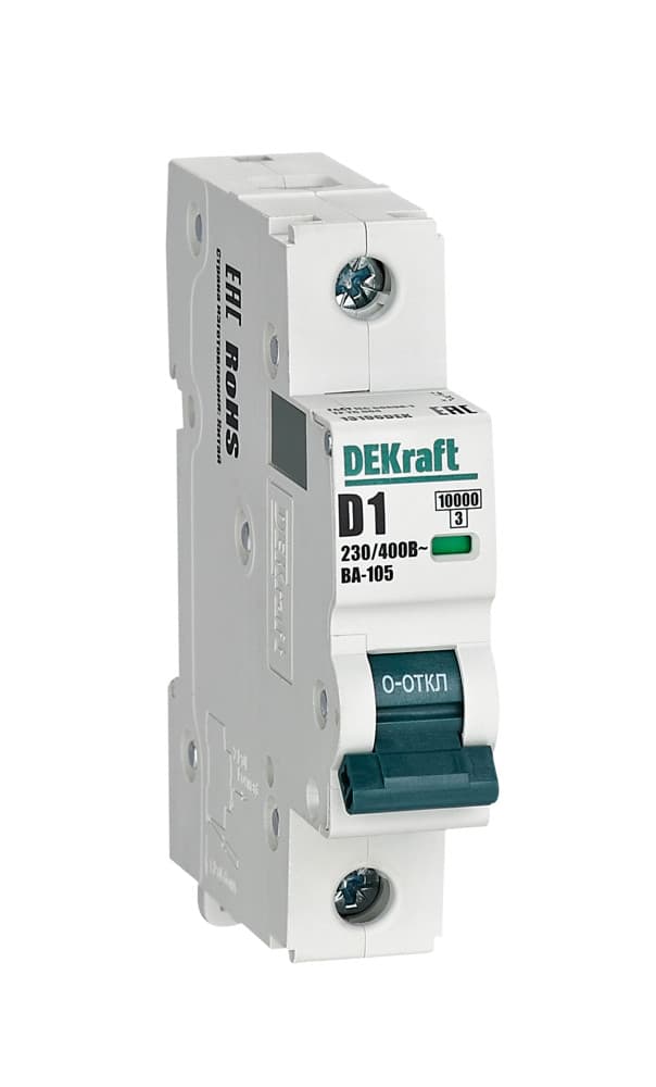 Автоматический выключатель ВА-105 1P 1А D 10кА