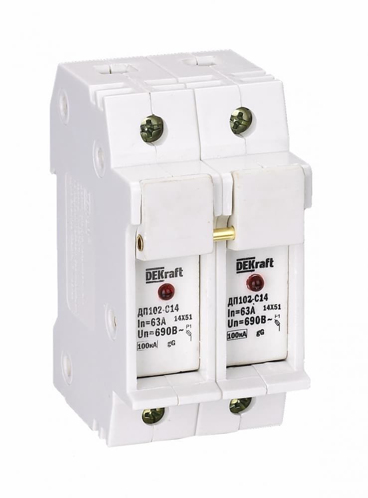 Держатель предохр. ДП102-С14-2P