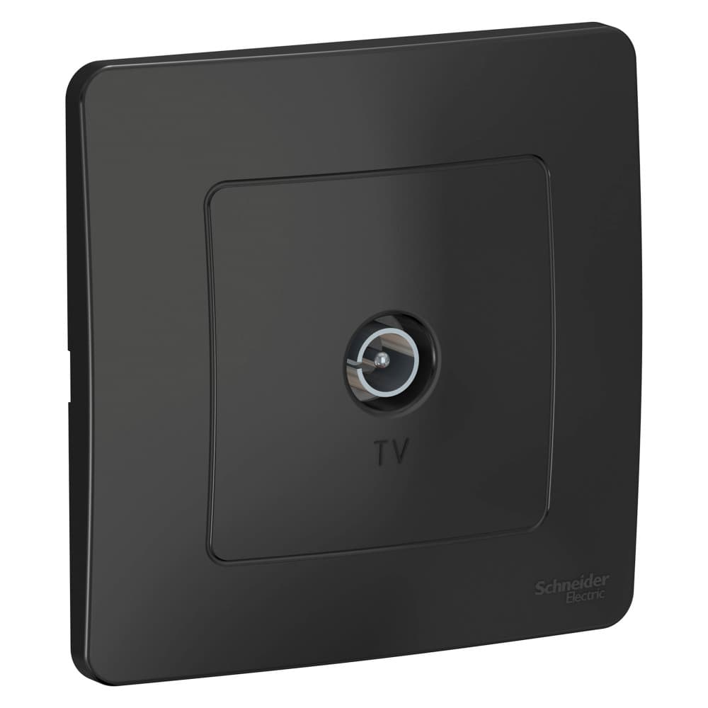 TV-розетка (коннектор) Schneider Electric BLANCA С/У АНТРАЦИТ