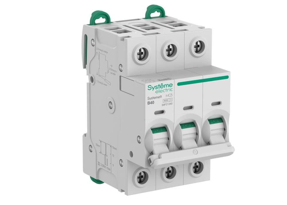 Systeme9 Автоматический выключатель (АВ) B 40A 3P 6kA 400В