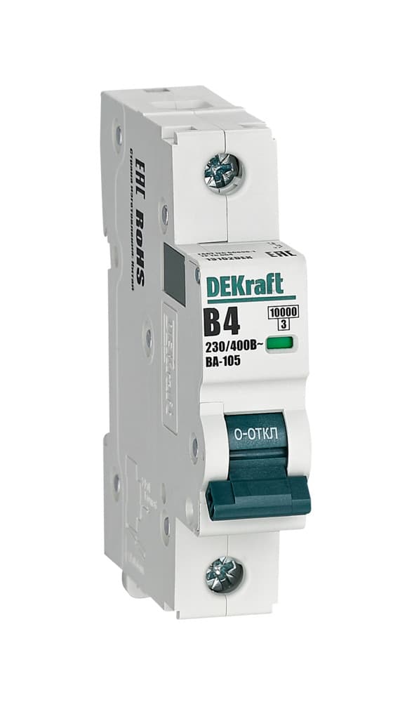 Автоматический выключатель ВА-105 1P 4А B 10кА