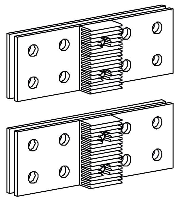 ШИНА ПОДКЛЮЧЕНИЯ DC ДЛЯ SD1250 3P