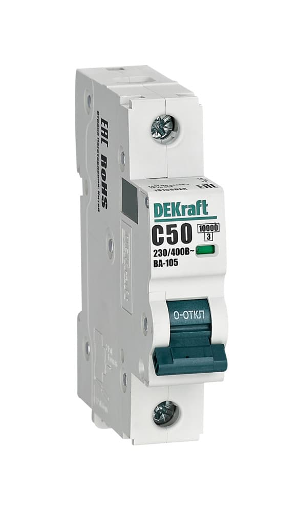 Автоматический выключатель ВА-105 1P 50А C 10кА