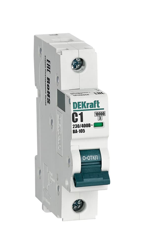 Автоматический выключатель ВА-105 1P 1А C 10кА