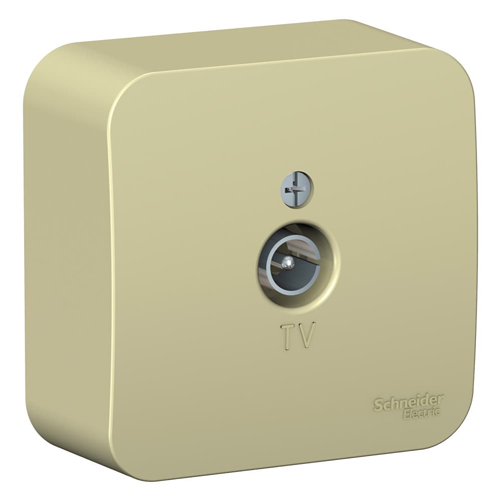 BLANCA О/У КОННЕКТОР ТВ, ИЗОЛ.ПЛ., БЕЖЕВЫЙ