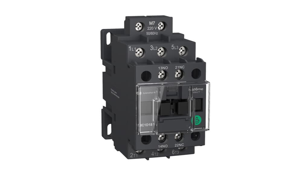 КОНТАКТОР MC1D 3P 12A НО+НЗ 220V 50/60ГЦ