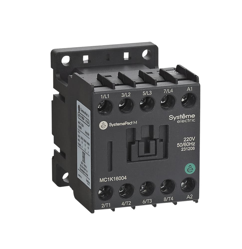 КОНТАКТОР MC1K 4P(2НО+2НЗ) 12A AC220V 50/60Hz