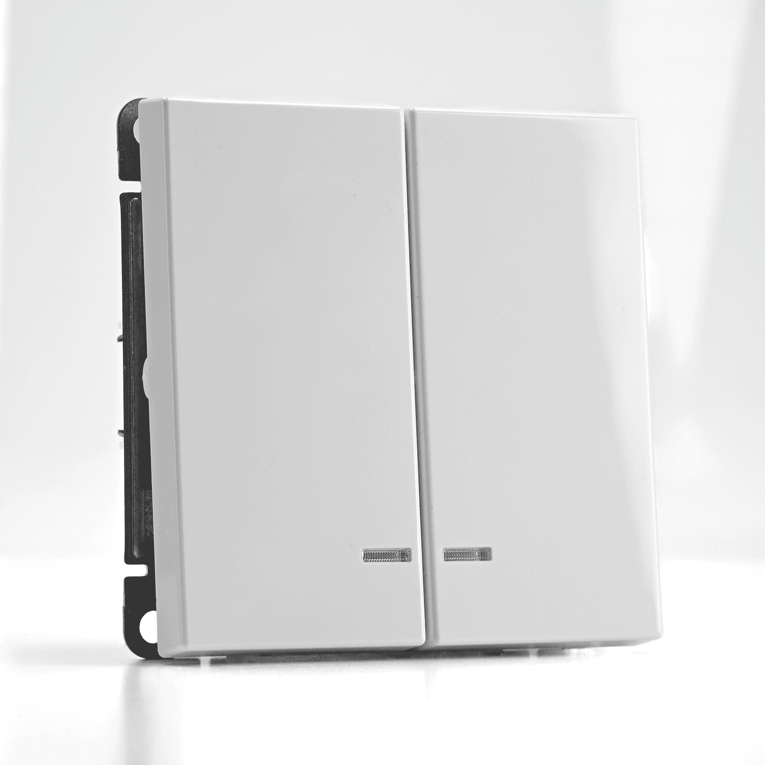 ARTGALLERY 2-клавишный ВЫКЛЮЧАТЕЛЬ с подсветкой, сх.5а, 10АХ, механизм, БЕЛЫЙ