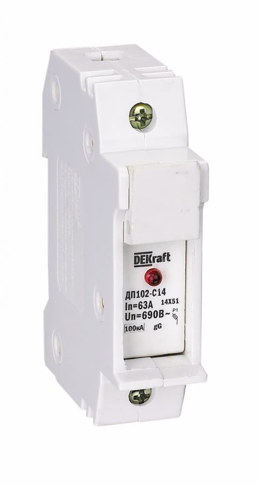 Держатель предохр. ДП102-С10-1P