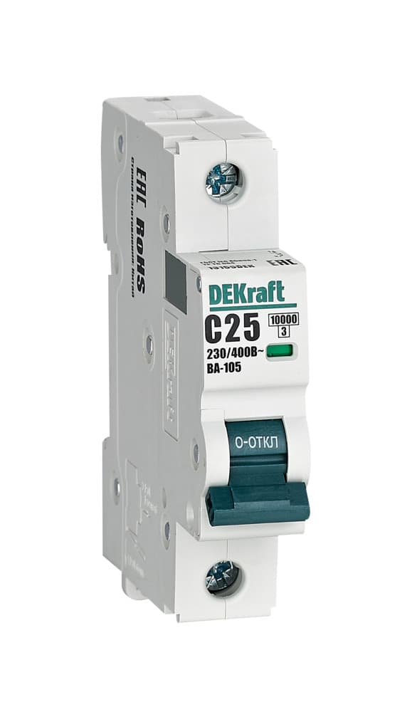 Автоматический выключатель ВА-105 1P 25А C 10кА