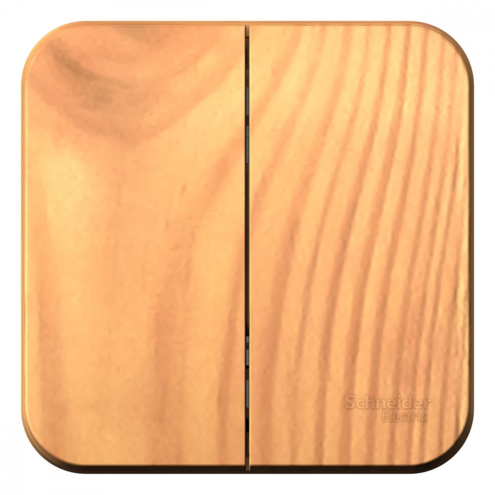 Выключатель Schneider Electric BLANCA 2х-клав. О/У с 10А/250B ЯСЕНЬ