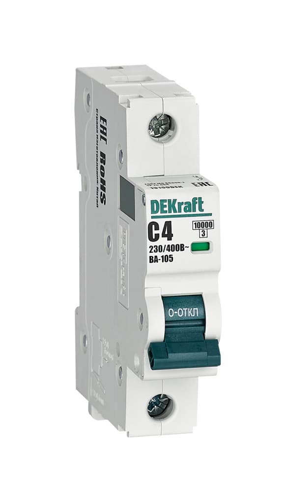 Автоматический выключатель ВА-105 1P 4А C 10кА