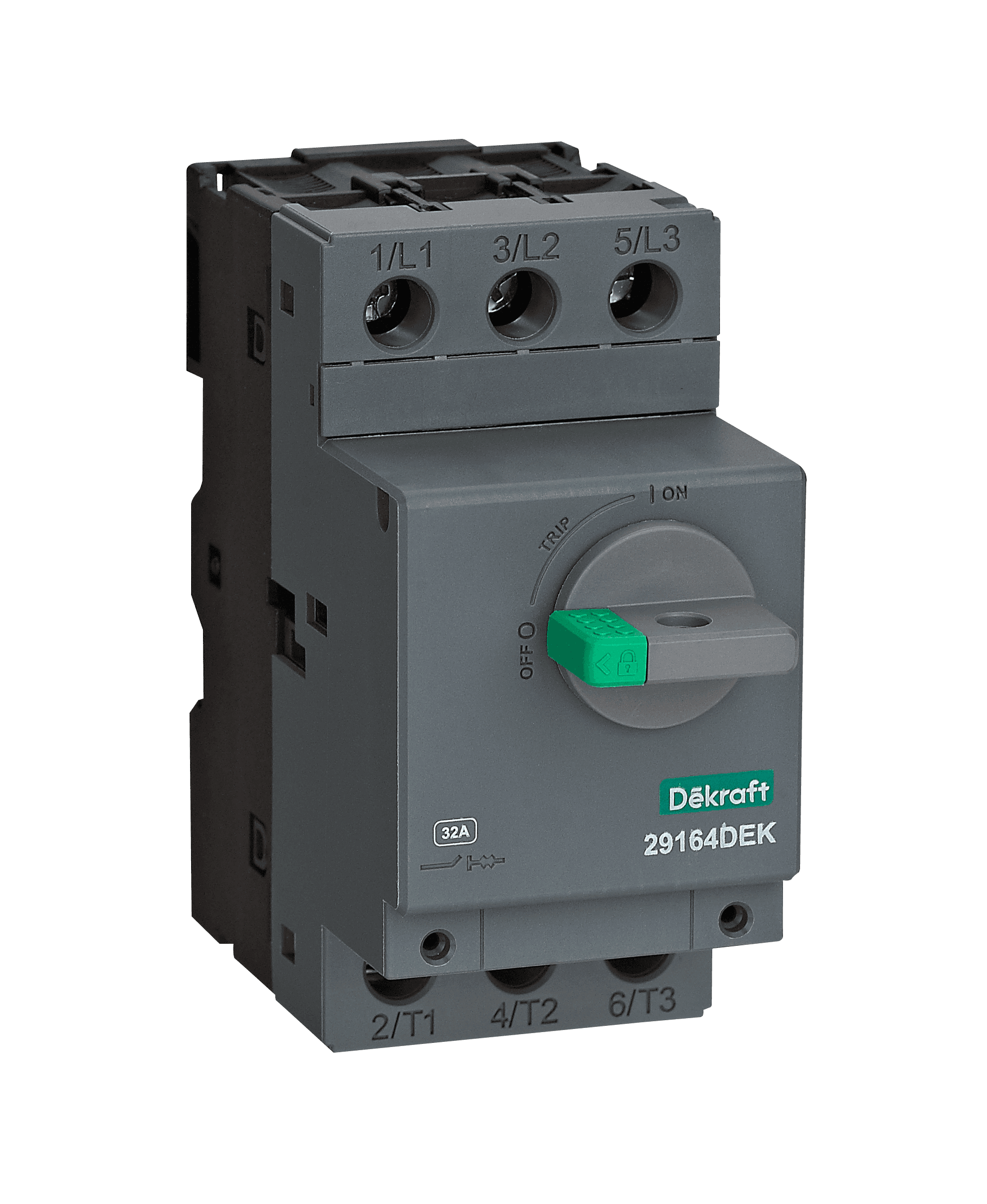 Авт. выкл. защ. двиг., с поворот. рукояткой, c магнитным расцепителем 3P 0,4A 100кА ВА-451