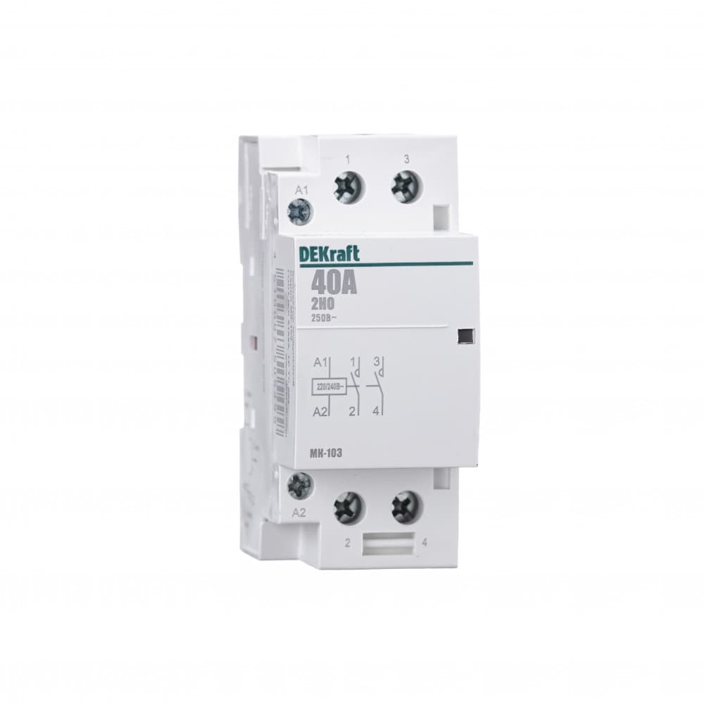 Модульный контактор 2НО 40А 230В МК-103