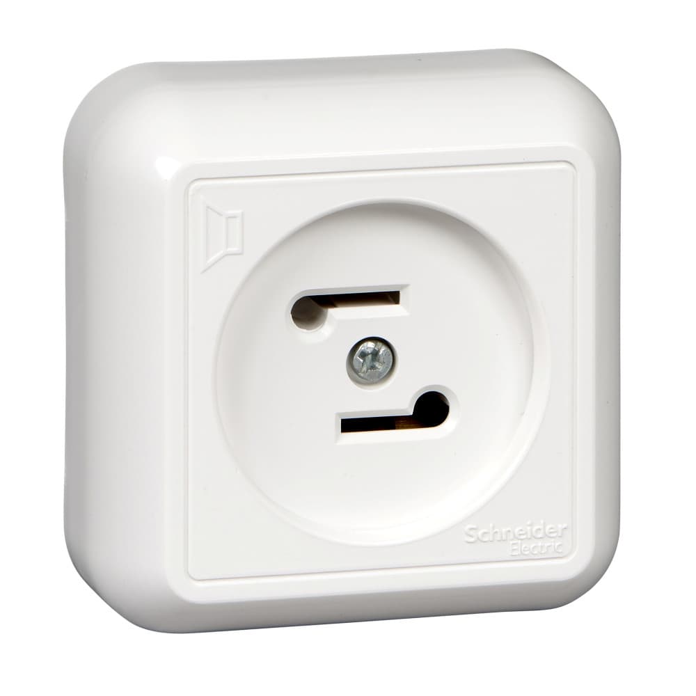 BLANCA О/У РОЗЕТКА РАДИО, 30В, 50-10000Гц, БЕЛЫЙ, опт.уп.