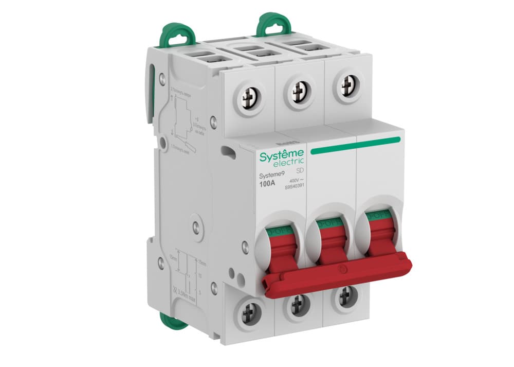 Systeme9 Выключатель нагрузки (ВН) 3P 100A 400В