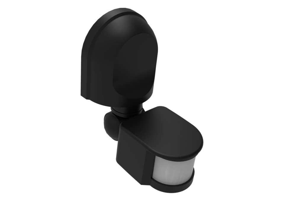 Датчик движения инфракрасный ДДИ-101 02 1200Вт 2-12м 180° чёрный