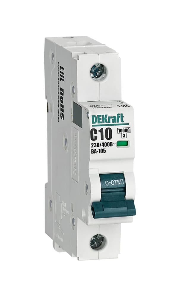 Автоматический выключатель ВА-105 1P 10А C 10кА