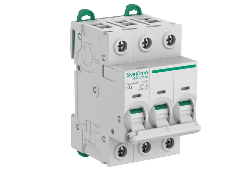 Systeme9 Автоматический выключатель (АВ) B 32A 3P 6kA 400В