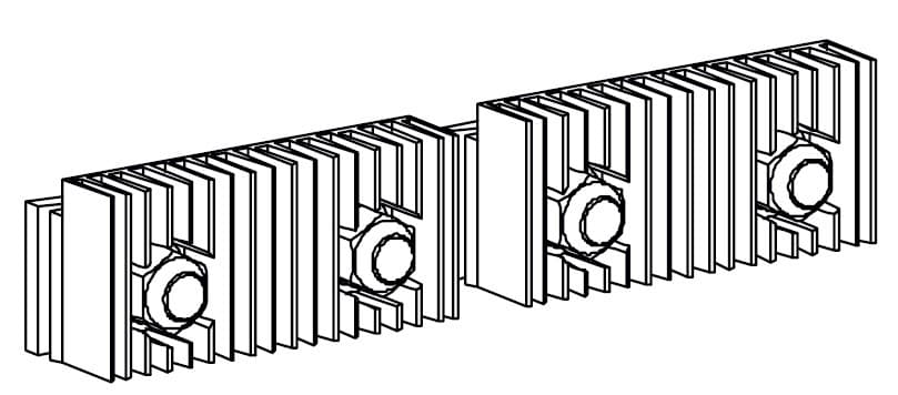 ШИНА ПОДКЛЮЧЕНИЯ DC ДЛЯ SD630 3P/4P