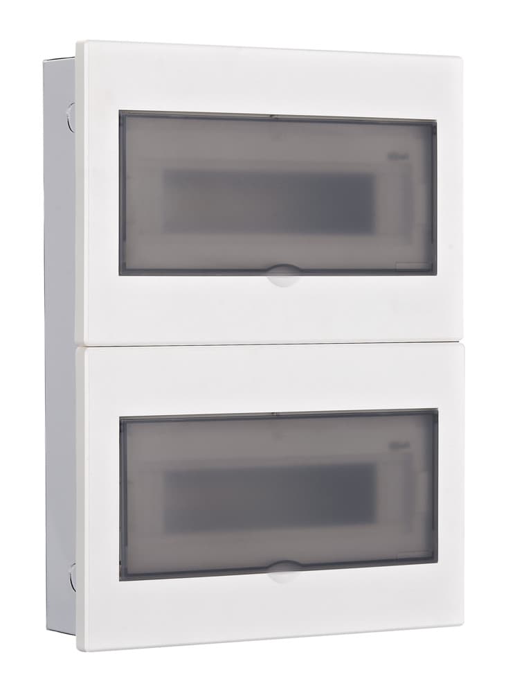 Корпус встраиваемый прозр. дв. 2 ряда 26 мод. IP41 ЩРВ-М