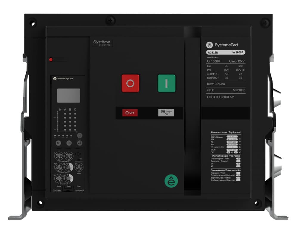 АВ 12N 4P 6.0E СТАЦ ГП MCH+MX+XF AC230V SDE2