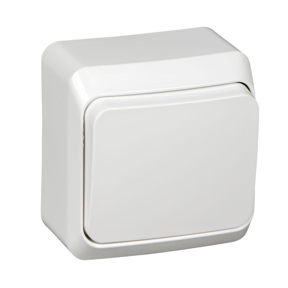 Выключатель Schneider Electric ЭТЮД 1-клавишный О/У 10АX/250B БЕЛЫЙ