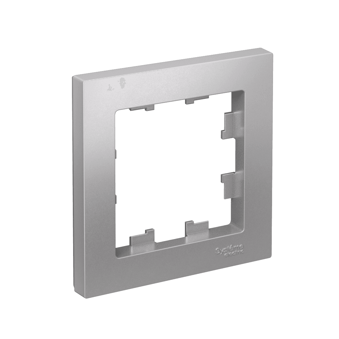 ATLASDESIGN 1-постовая РАМКА, АЛЮМИНИЙ