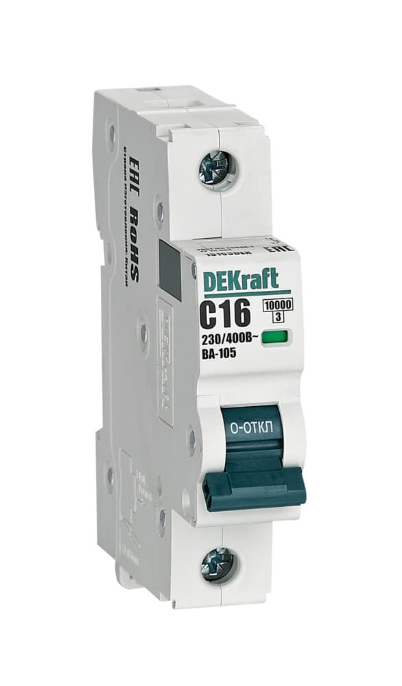 Автоматический выключатель ВА-105 1P 16А C 10кА
