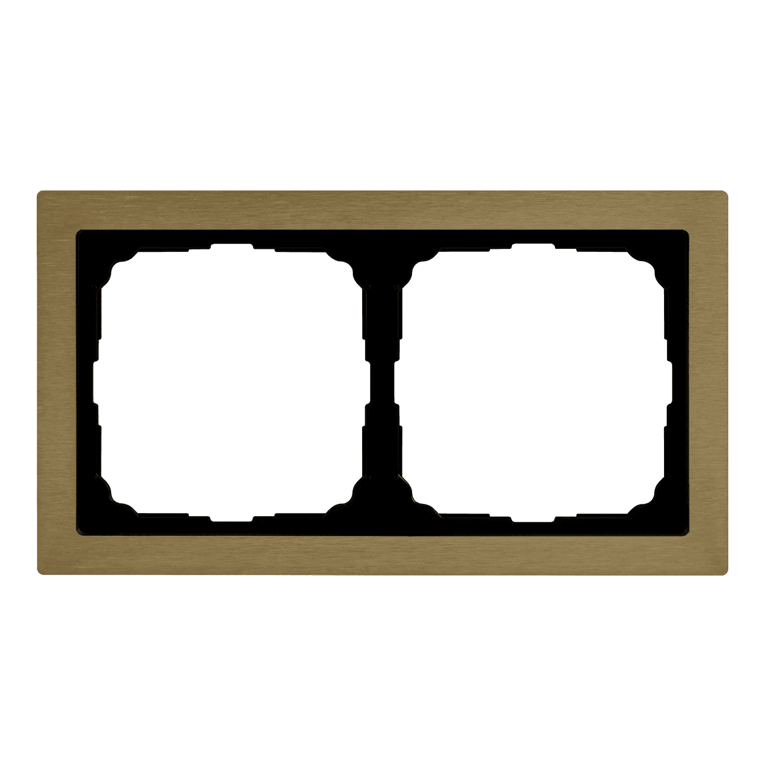 ARTGALLERY PURE 2-постовая РАМКА, МЕТАЛЛ ЛАТУНЬ