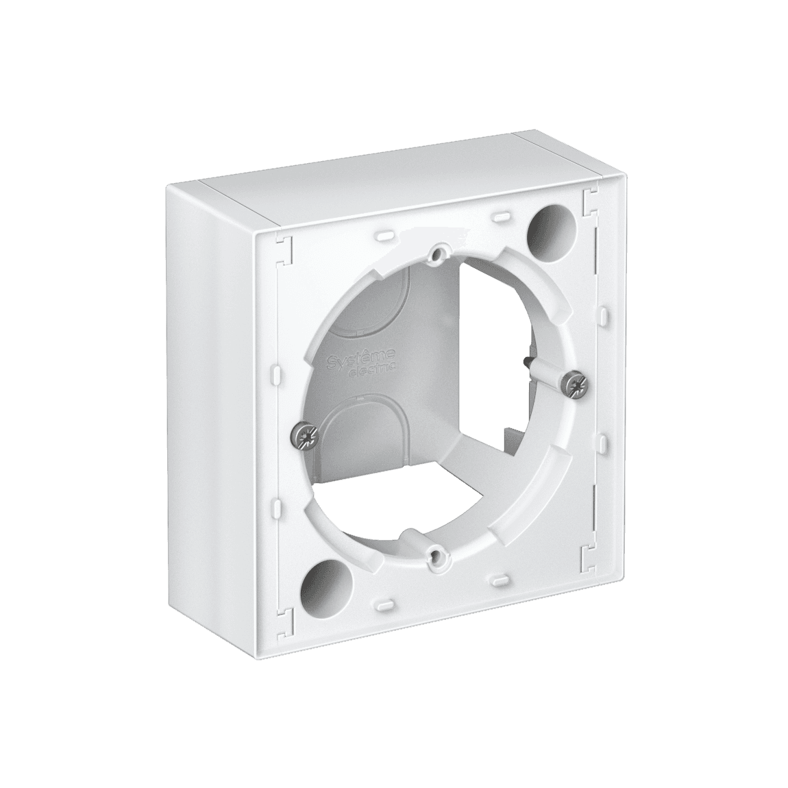 ATLASDESIGN КОРОБКА для наружного монтажа, БЕЛЫЙ