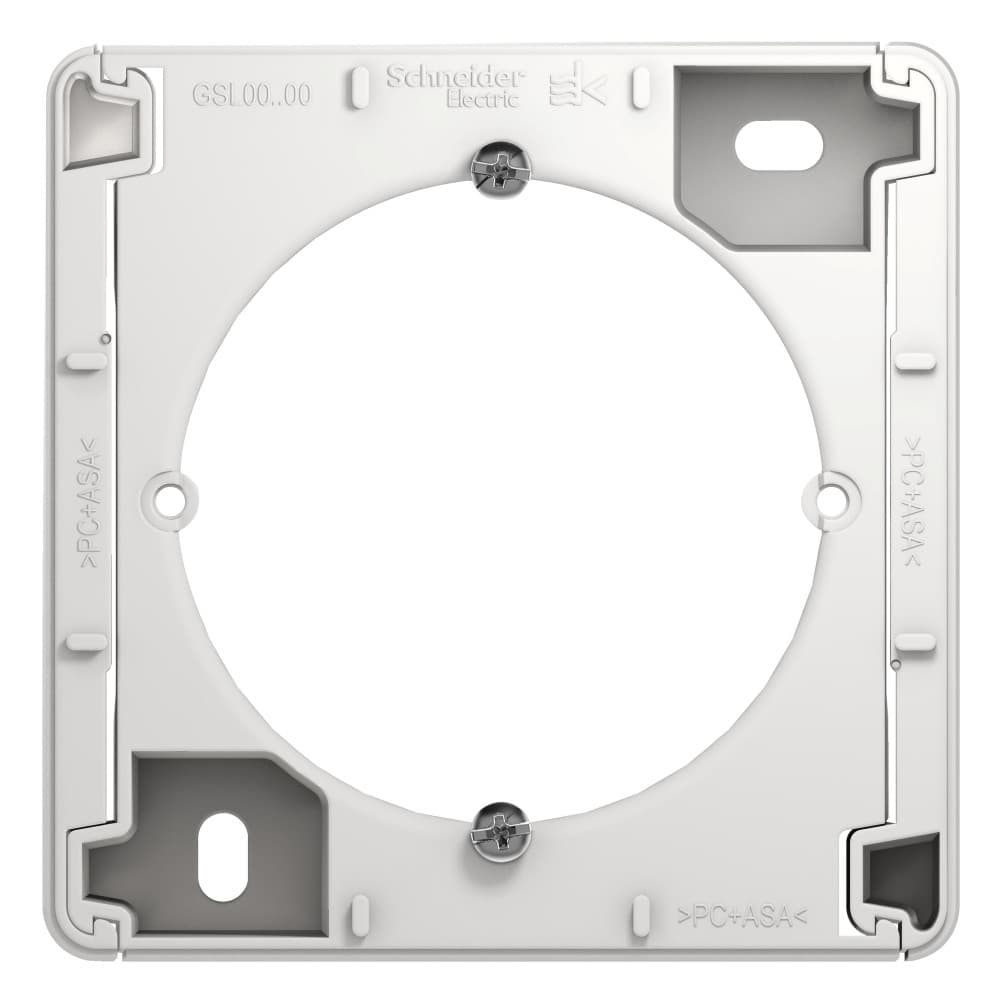 GLOSSA КОРОБКА для наружного монтажа, БЕЛЫЙ