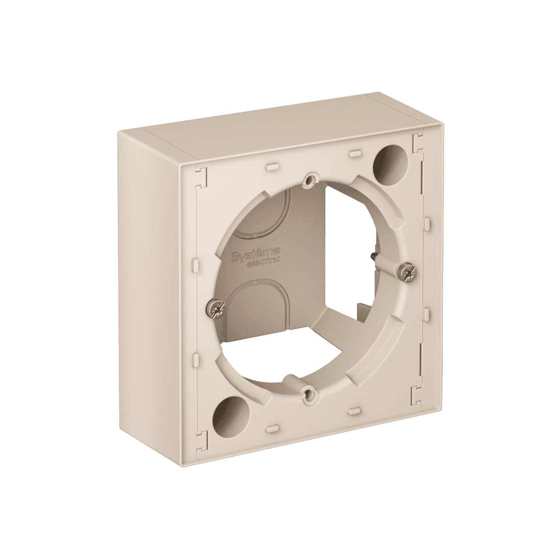 ATLASDESIGN КОРОБКА для наружного монтажа, БЕЖЕВЫЙ